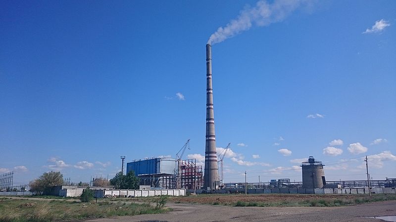 エキバストス第二発電所　世界一高い煙突